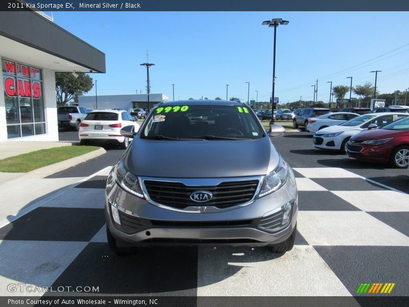 Mineral Silver / Black 2011 Kia Sportage EX