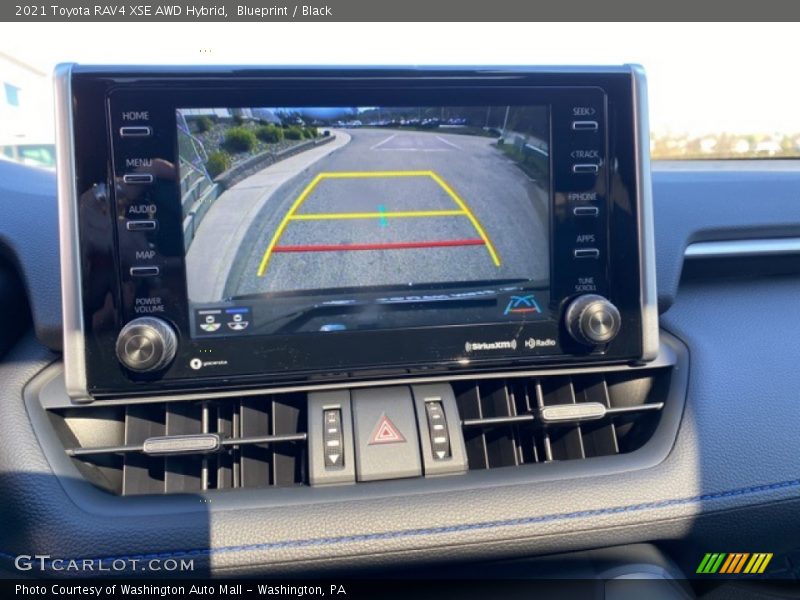 Controls of 2021 RAV4 XSE AWD Hybrid