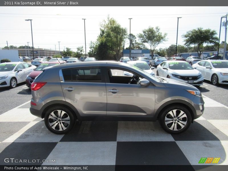 Mineral Silver / Black 2011 Kia Sportage EX