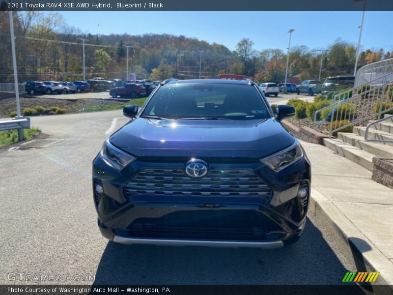 Blueprint / Black 2021 Toyota RAV4 XSE AWD Hybrid