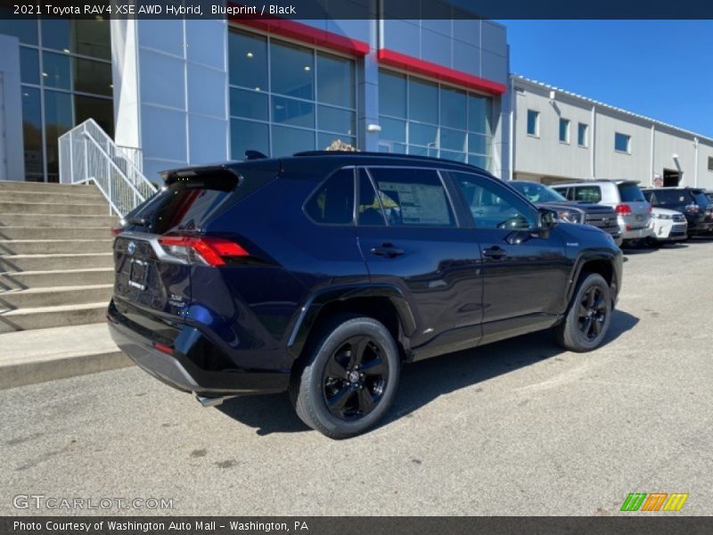 Blueprint / Black 2021 Toyota RAV4 XSE AWD Hybrid