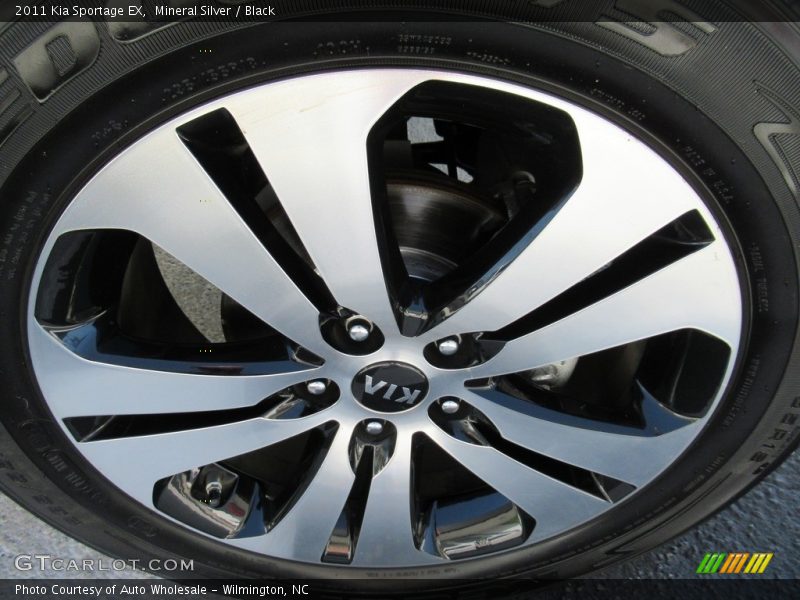Mineral Silver / Black 2011 Kia Sportage EX