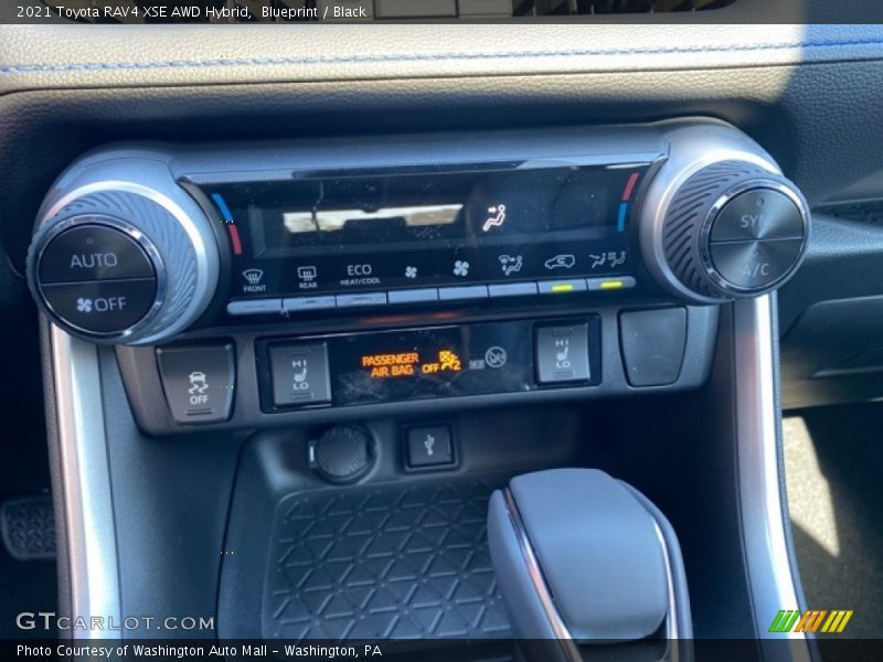 Controls of 2021 RAV4 XSE AWD Hybrid