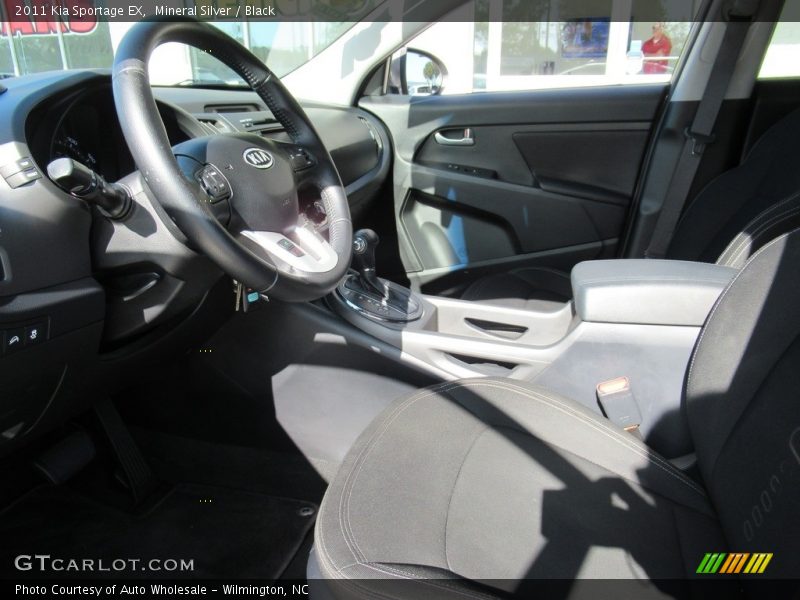 Mineral Silver / Black 2011 Kia Sportage EX