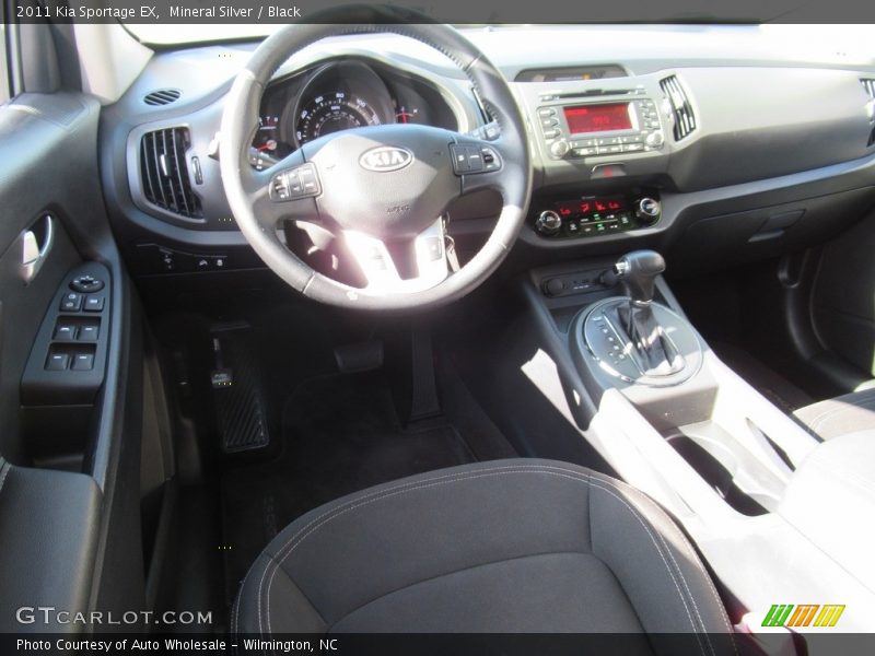 Mineral Silver / Black 2011 Kia Sportage EX
