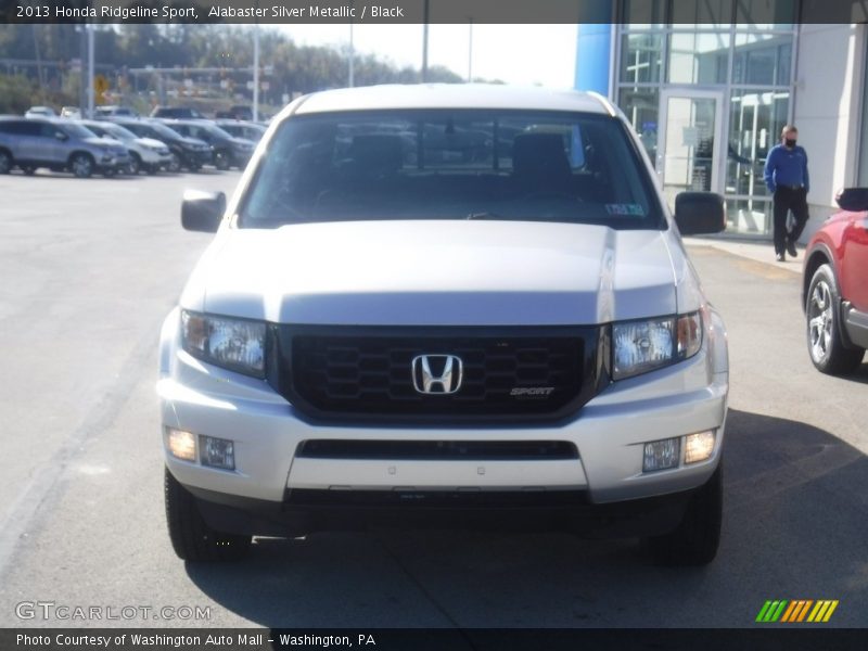 Alabaster Silver Metallic / Black 2013 Honda Ridgeline Sport