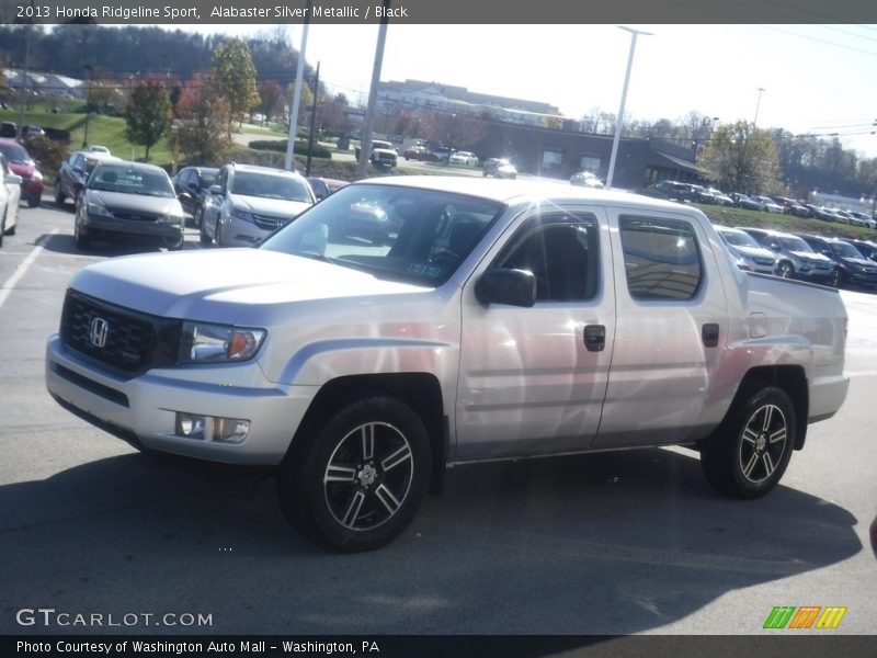 Alabaster Silver Metallic / Black 2013 Honda Ridgeline Sport