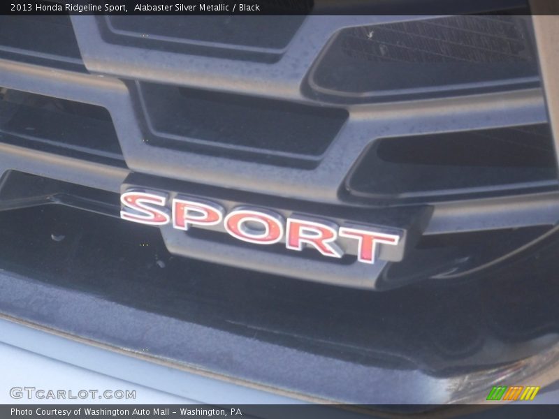 Alabaster Silver Metallic / Black 2013 Honda Ridgeline Sport