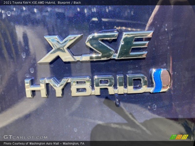 Blueprint / Black 2021 Toyota RAV4 XSE AWD Hybrid