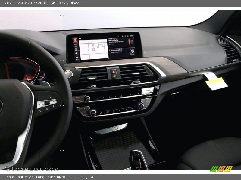 Jet Black / Black 2021 BMW X3 sDrive30i