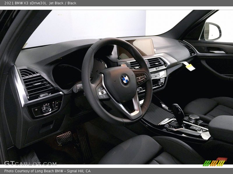 Jet Black / Black 2021 BMW X3 sDrive30i