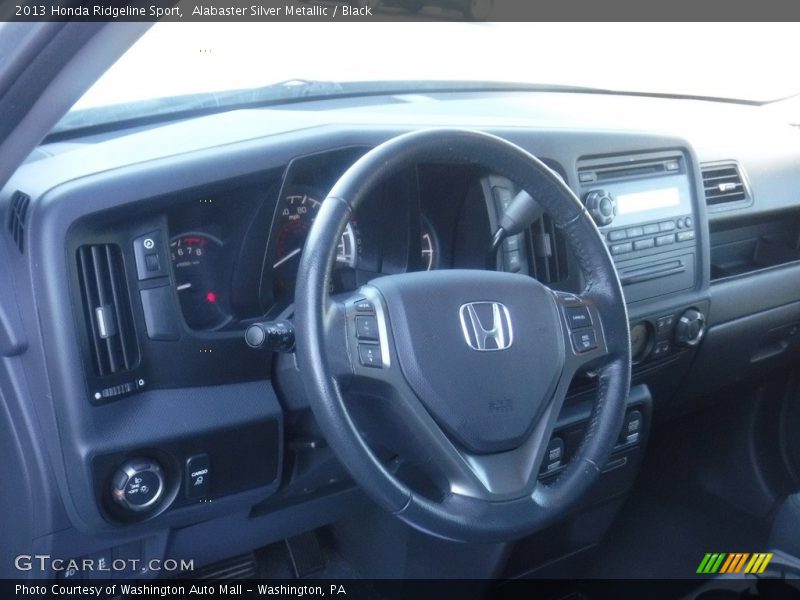 Alabaster Silver Metallic / Black 2013 Honda Ridgeline Sport