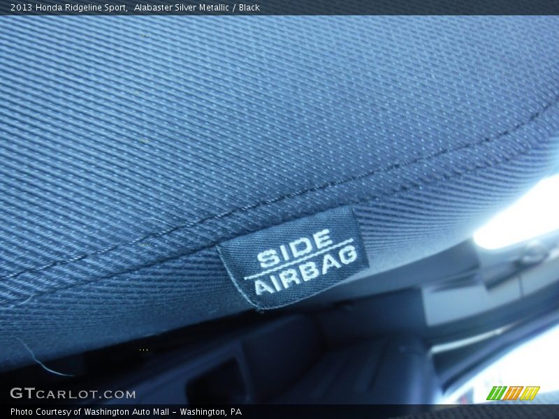 Alabaster Silver Metallic / Black 2013 Honda Ridgeline Sport