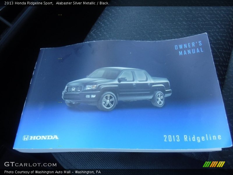 Alabaster Silver Metallic / Black 2013 Honda Ridgeline Sport