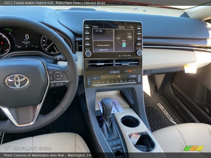 Dashboard of 2021 Avalon Hybrid XLE