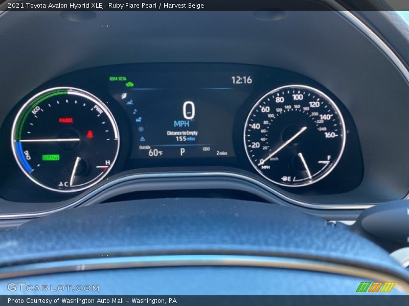  2021 Avalon Hybrid XLE Hybrid XLE Gauges