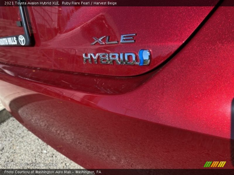 Ruby Flare Pearl / Harvest Beige 2021 Toyota Avalon Hybrid XLE