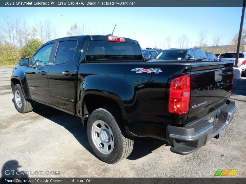 Black / Jet Black/­Dark Ash 2021 Chevrolet Colorado WT Crew Cab 4x4