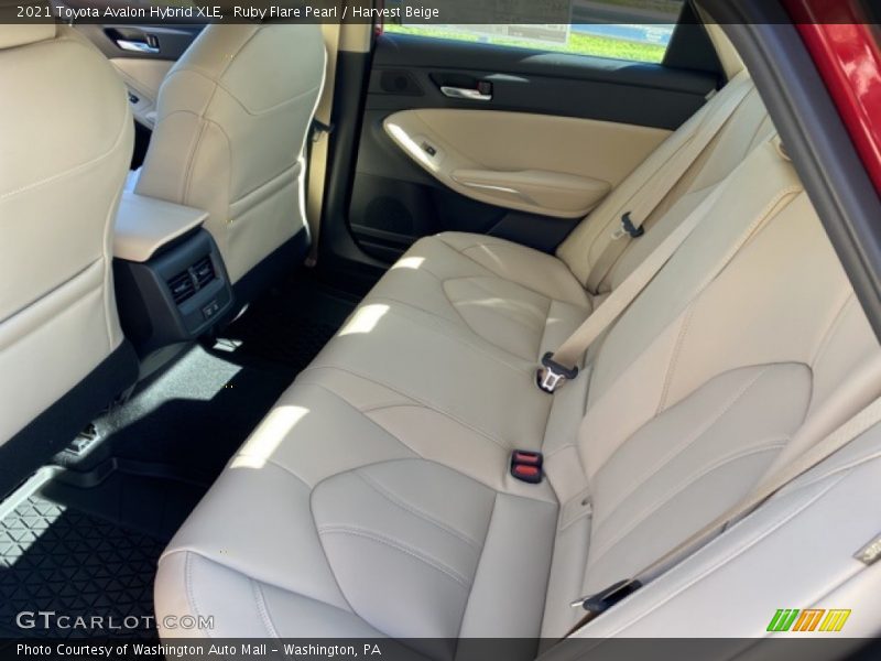 Rear Seat of 2021 Avalon Hybrid XLE