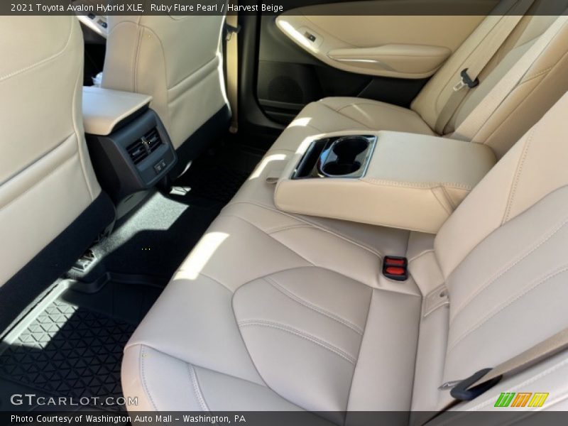 Rear Seat of 2021 Avalon Hybrid XLE