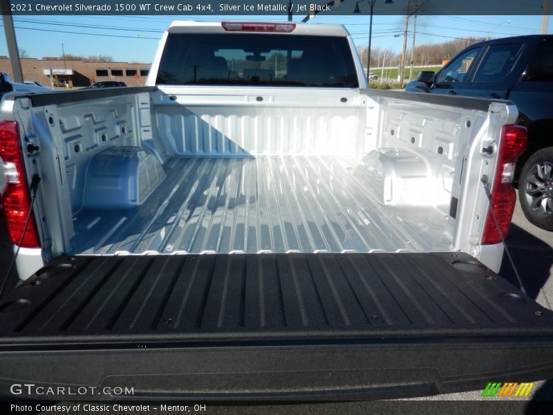 Silver Ice Metallic / Jet Black 2021 Chevrolet Silverado 1500 WT Crew Cab 4x4