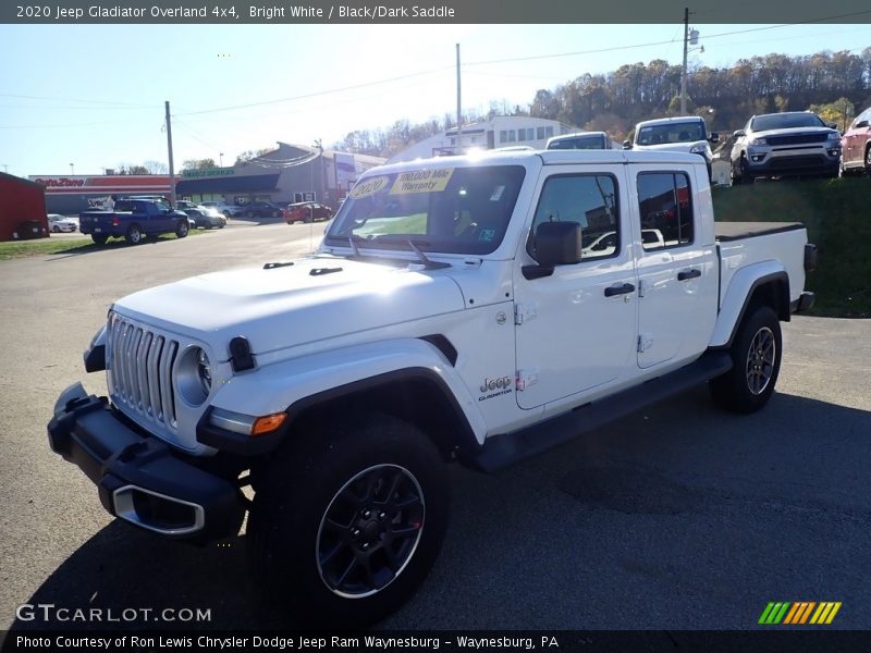 Bright White / Black/Dark Saddle 2020 Jeep Gladiator Overland 4x4