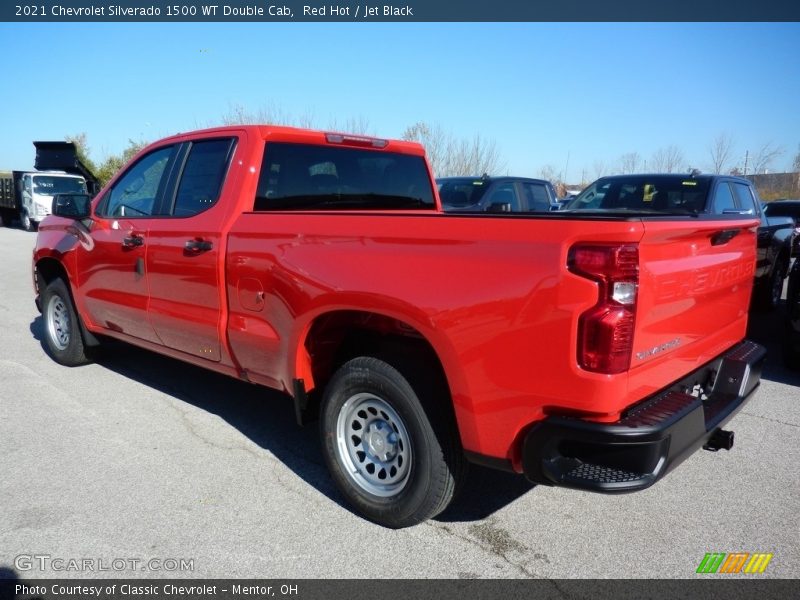Red Hot / Jet Black 2021 Chevrolet Silverado 1500 WT Double Cab