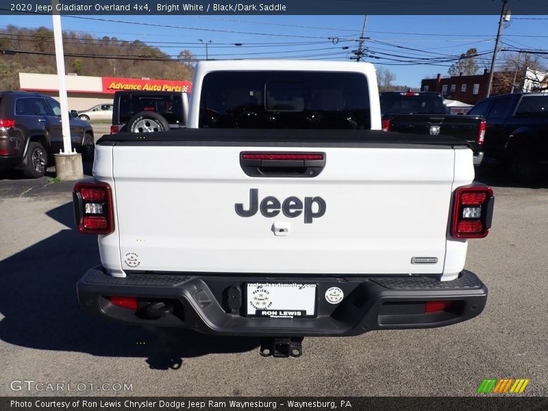 Bright White / Black/Dark Saddle 2020 Jeep Gladiator Overland 4x4
