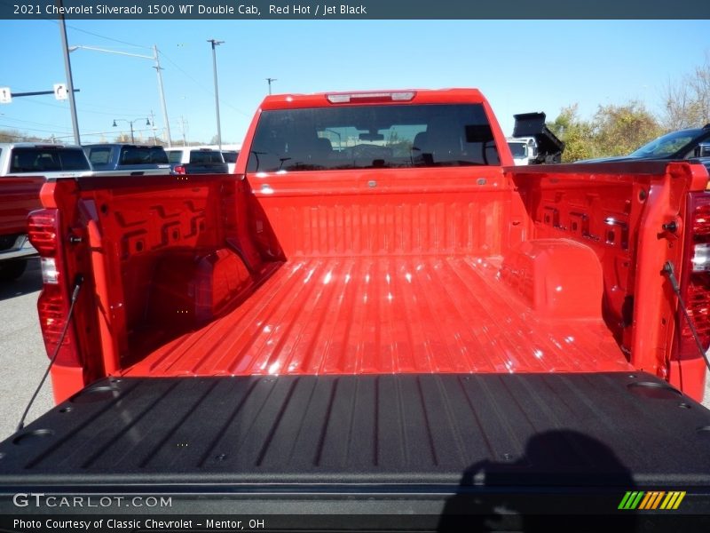 Red Hot / Jet Black 2021 Chevrolet Silverado 1500 WT Double Cab