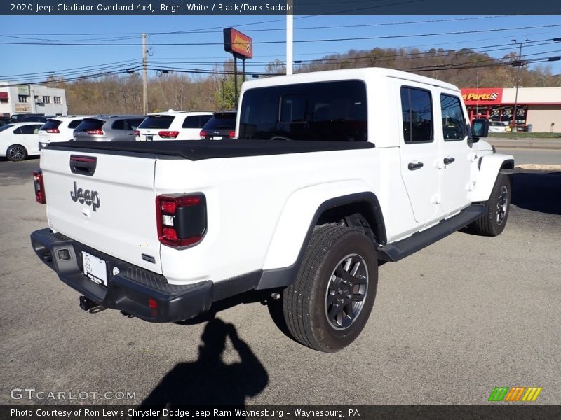 Bright White / Black/Dark Saddle 2020 Jeep Gladiator Overland 4x4