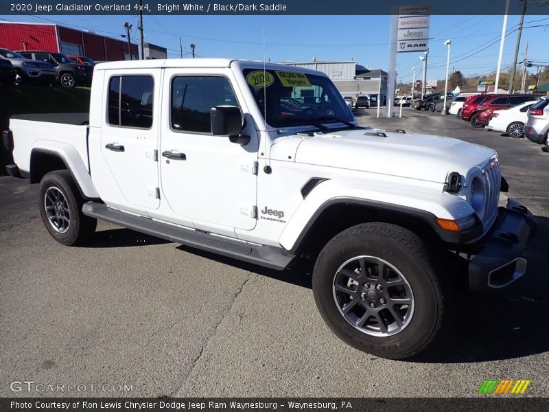 Bright White / Black/Dark Saddle 2020 Jeep Gladiator Overland 4x4