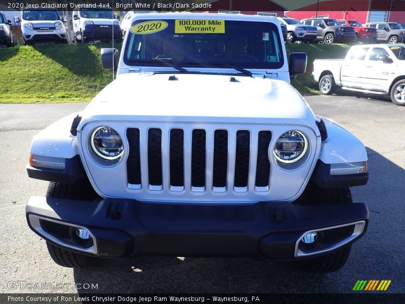 Bright White / Black/Dark Saddle 2020 Jeep Gladiator Overland 4x4