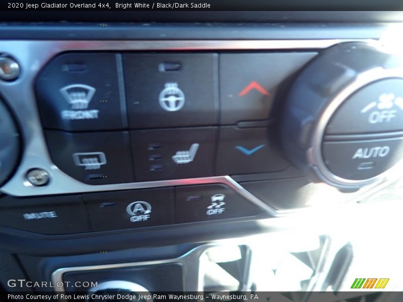 Bright White / Black/Dark Saddle 2020 Jeep Gladiator Overland 4x4