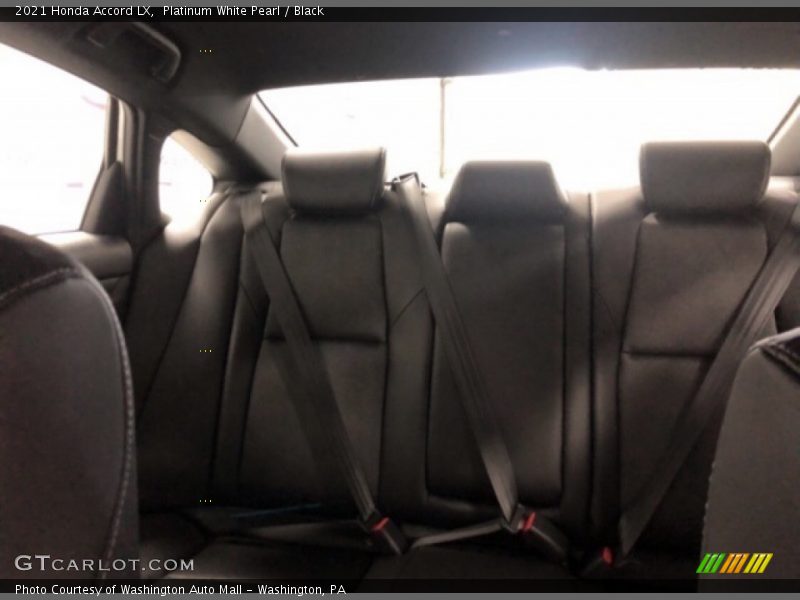 Platinum White Pearl / Black 2021 Honda Accord LX