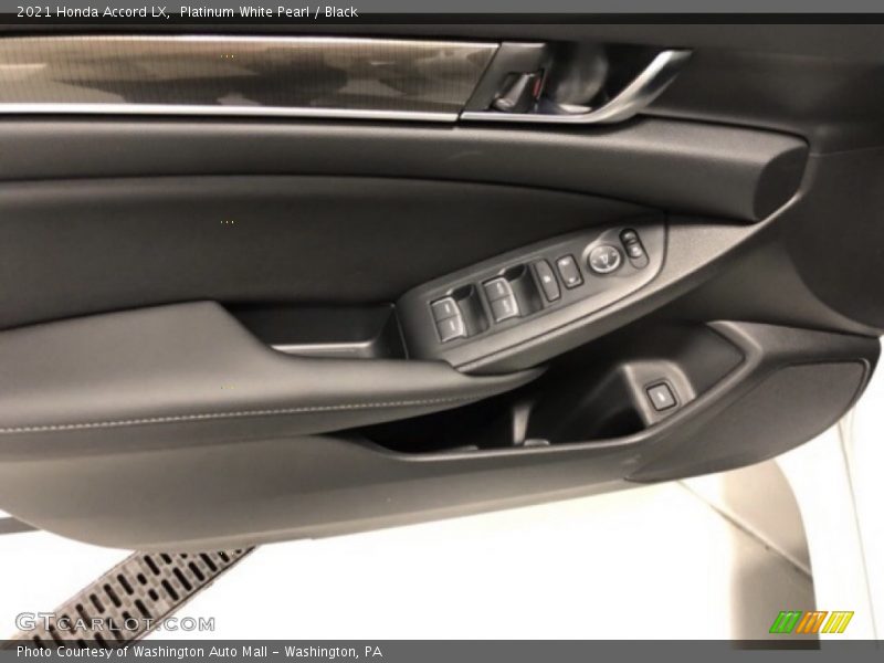 Platinum White Pearl / Black 2021 Honda Accord LX