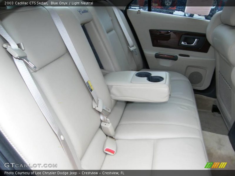 Blue Onyx / Light Neutral 2003 Cadillac CTS Sedan