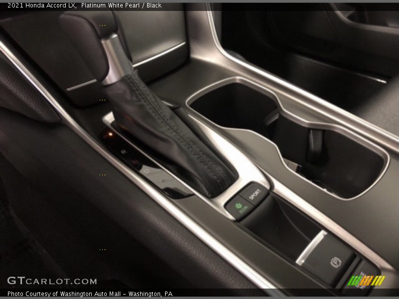 Platinum White Pearl / Black 2021 Honda Accord LX