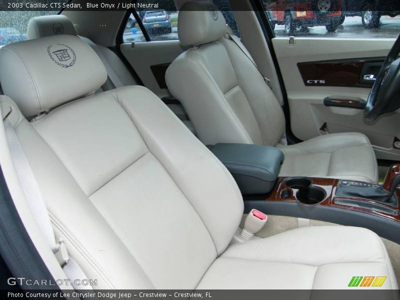 Blue Onyx / Light Neutral 2003 Cadillac CTS Sedan
