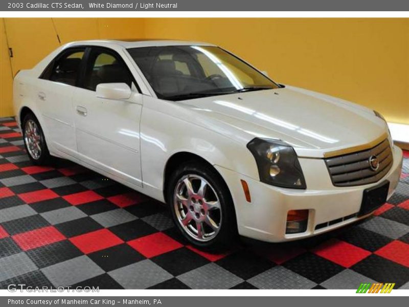 White Diamond / Light Neutral 2003 Cadillac CTS Sedan