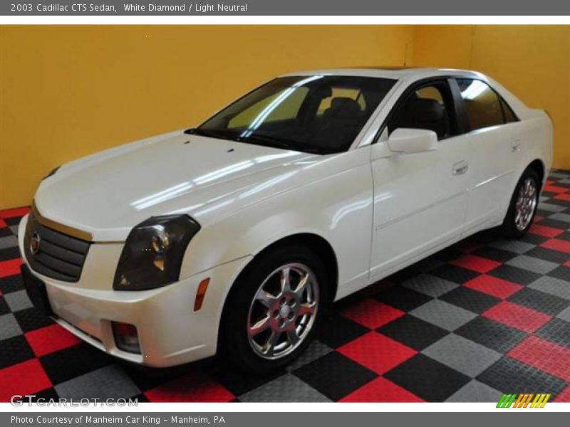 White Diamond / Light Neutral 2003 Cadillac CTS Sedan