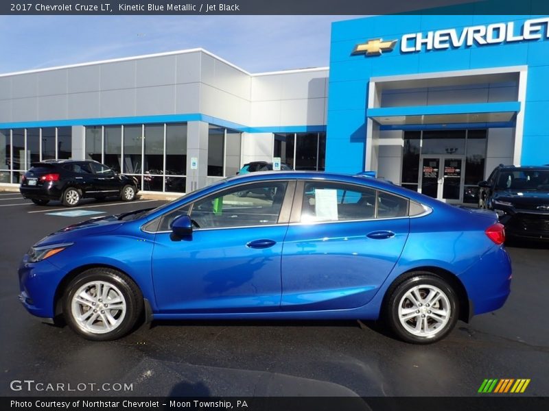 Kinetic Blue Metallic / Jet Black 2017 Chevrolet Cruze LT