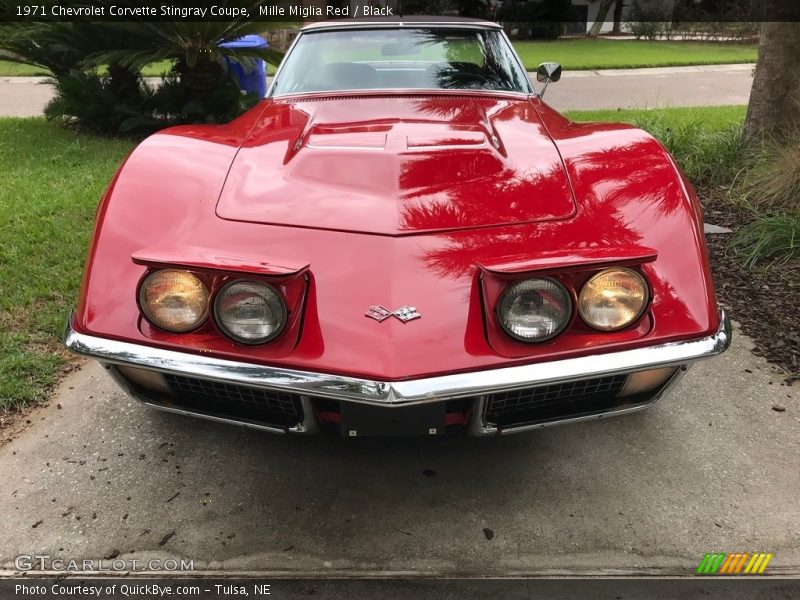 Mille Miglia Red / Black 1971 Chevrolet Corvette Stingray Coupe