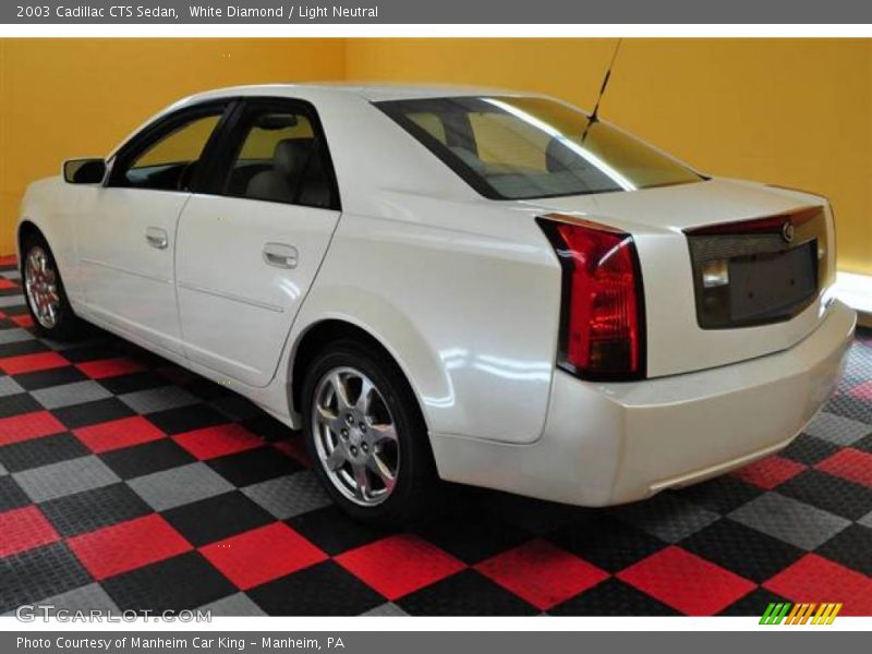 White Diamond / Light Neutral 2003 Cadillac CTS Sedan