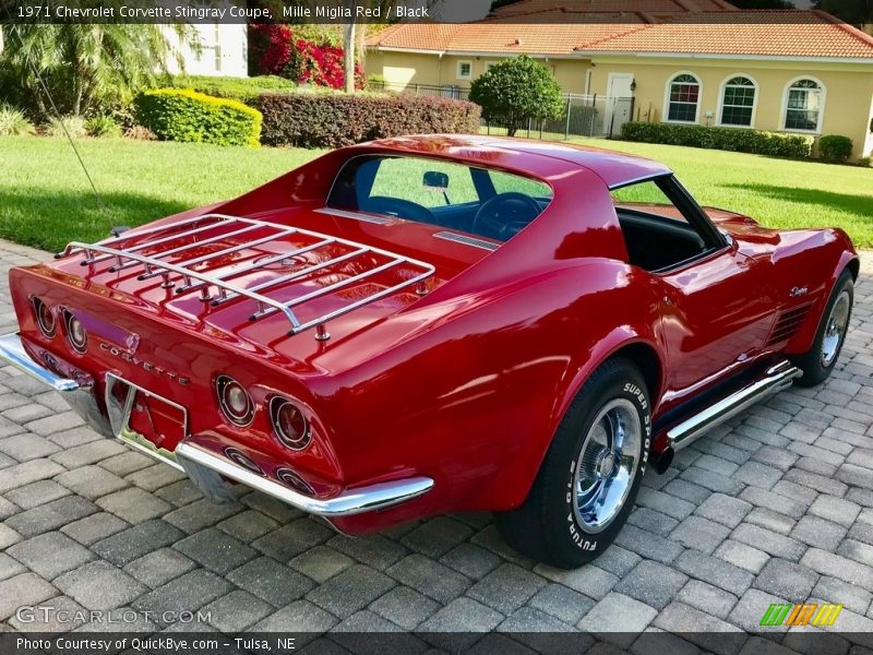 Mille Miglia Red / Black 1971 Chevrolet Corvette Stingray Coupe