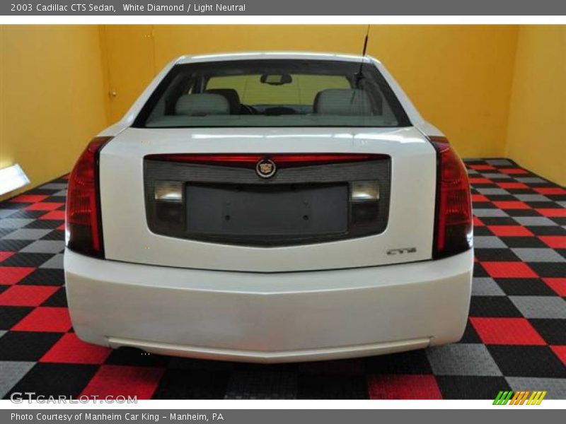 White Diamond / Light Neutral 2003 Cadillac CTS Sedan