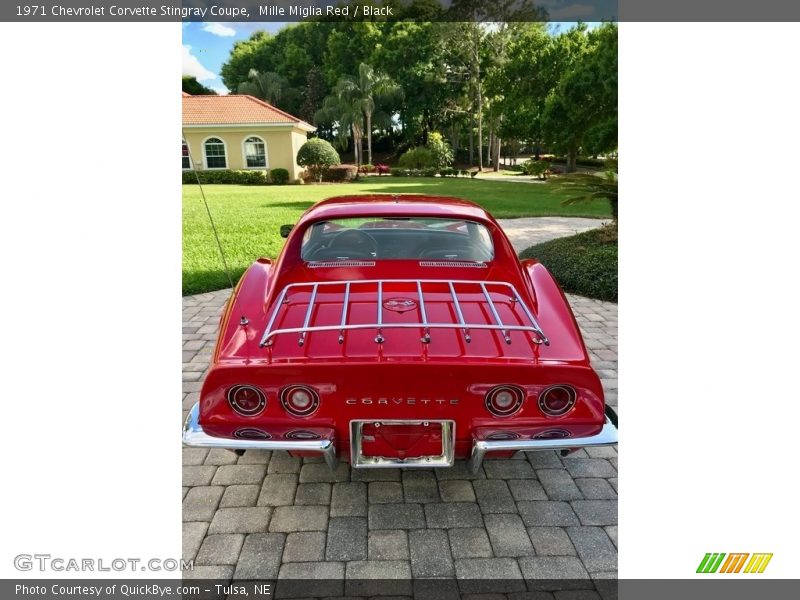 Mille Miglia Red / Black 1971 Chevrolet Corvette Stingray Coupe
