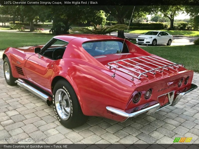 Mille Miglia Red / Black 1971 Chevrolet Corvette Stingray Coupe