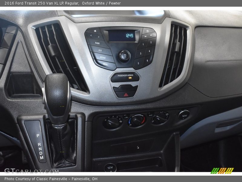 Controls of 2016 Transit 250 Van XL LR Regular