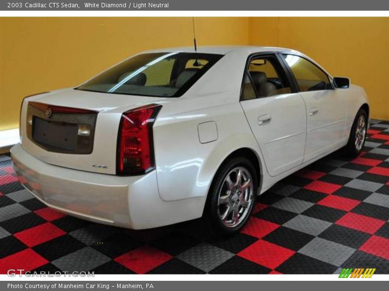 White Diamond / Light Neutral 2003 Cadillac CTS Sedan