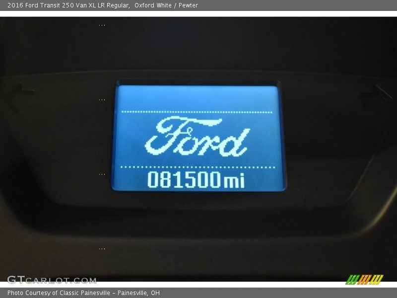 Oxford White / Pewter 2016 Ford Transit 250 Van XL LR Regular